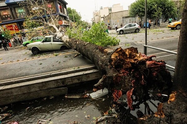 هشدار وزش باد خیلی شدید همراه با گرد و خاک در تهران