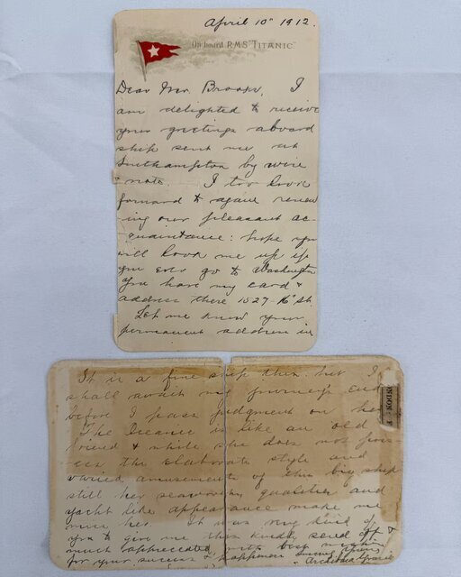 ماجرای مشهورترین نامه تایتانیک که رکورد زد + عکس