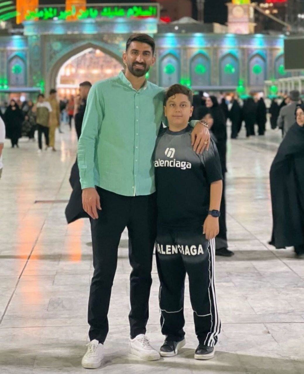 علیرضا بیرانوند در نجف اشرف + u;s