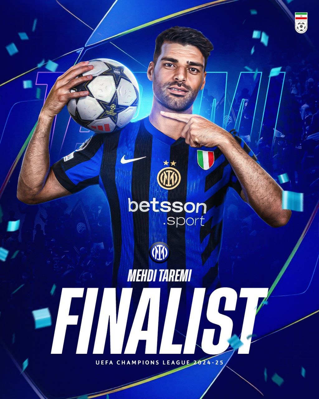 تبریک فدراسیون فوتبال به مهدی طارمی + عکس