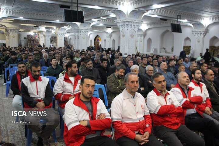 اولین سالگرد شهدای خدمت در اردبیل