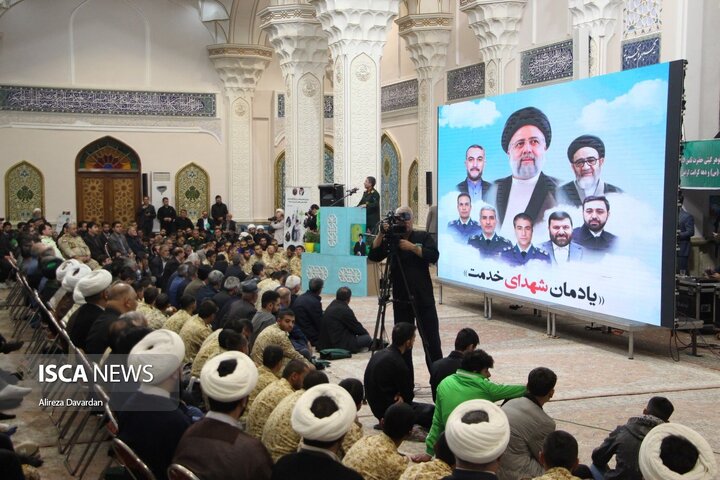 اولین سالگرد شهدای خدمت در اردبیل