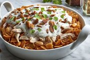 آموزش آشپزی / طرز تهیه فته بادمجان و سیب زمینی یک سالاد عربی خوشمزه