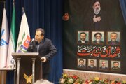 مراسم بزرگداشت شهیدان خدمت در دانشگاه آزاد ساری برگزار شد