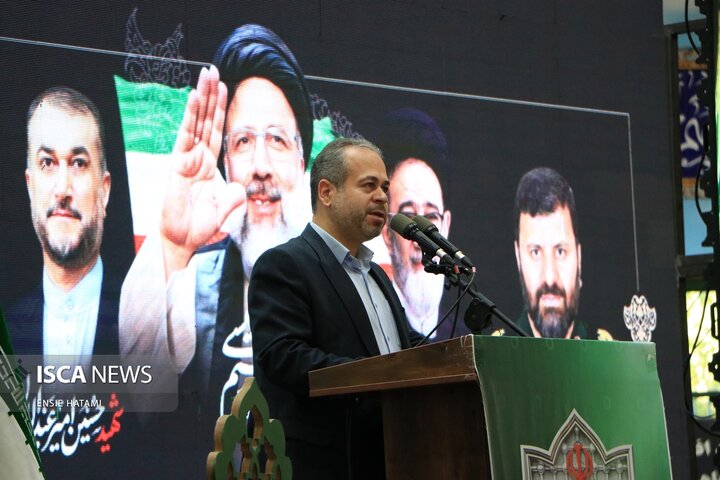 مراسم بزرگداشت شهدای خدمت در خراسان‌شمالی