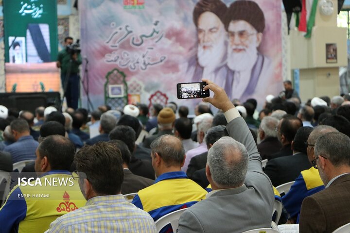 مراسم بزرگداشت شهدای خدمت در خراسان‌شمالی