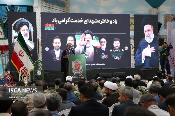 مراسم بزرگداشت شهدای خدمت در خراسان‌شمالی