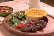 آموزش آشپزی / طرز تهیه کته سماقی با کباب تابه ای مخصوص