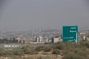 بجنورد در حصارِ گرد و غبارِ صحرای «قره‌قوم»