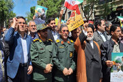 راهپیمایی ضد صهیونیستی «جمعه خشم» در اردبیل برگزار شد
