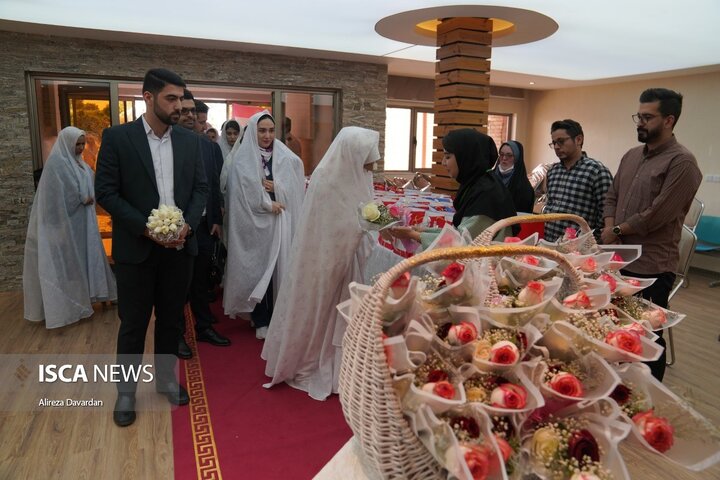مراسم ازدواج دانشجویی در اردبیل