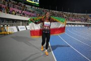 پیام تبریک پزشکیان به ریحانه مبینی