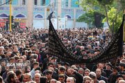 دسته عزاداری شهادت حضرت مسلم (ع) در بازار تاریخی اردبیل