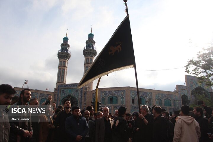 دسته عزاداری شهادت حضرت مسلم (ع) در بازار تاریخی اردبیل