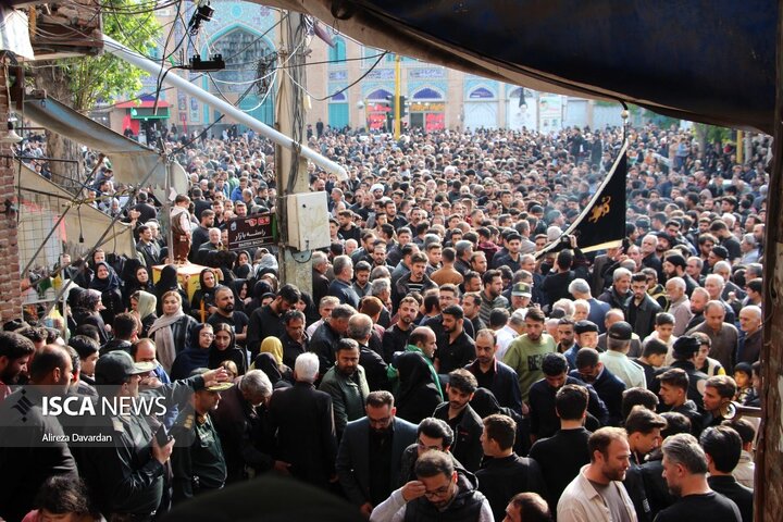 دسته عزاداری شهادت حضرت مسلم (ع) در بازار تاریخی اردبیل
