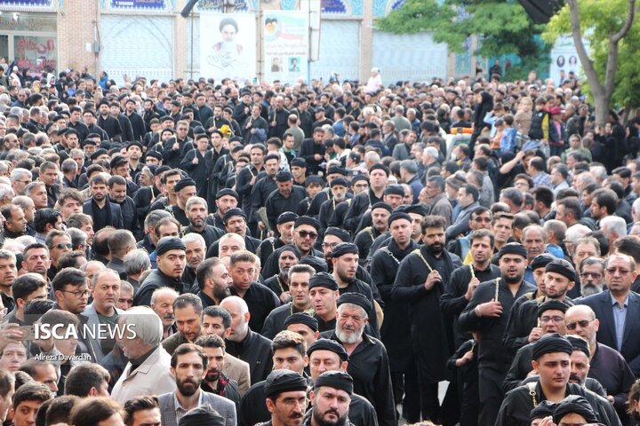 دسته عزاداری شهادت حضرت مسلم (ع) در بازار تاریخی اردبیل