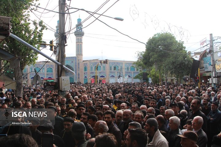 دسته عزاداری شهادت حضرت مسلم (ع) در بازار تاریخی اردبیل