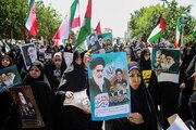 راهپیمایی ۱۵ خرداد در ورامین برگزار شد