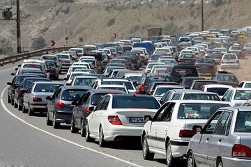وضعیت جاده‌ها / ترافیک سنگین در محور هراز و چالوس