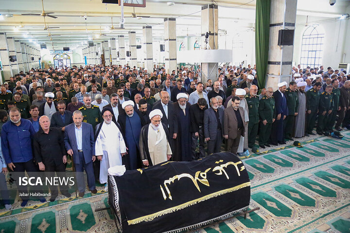 تشییع پیکر آیت‌الله محمد حجتی هرسینی