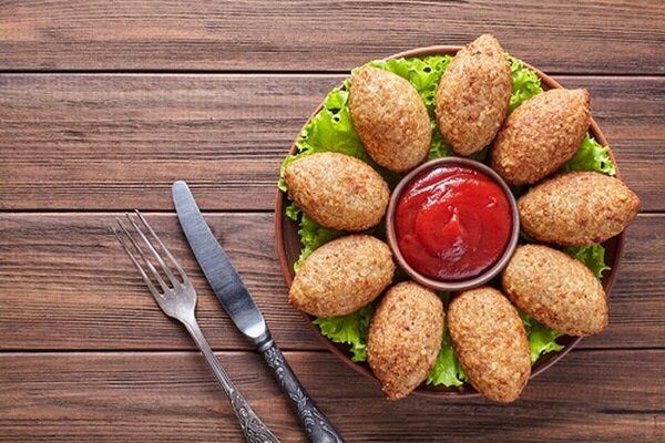 آموزش آشپزی / طرز تهیه کُبه برنج عربی با طعمی خوشمزه و کریسپی