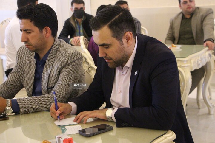 مراسم تودیع معارفه مدیر خبرگزاری ایسکانیوز استان اردبیل
