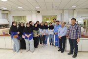 بازدید دانشجویان شیمی دانشگاه آزاد بجنورد از شرکت پتروشیمی