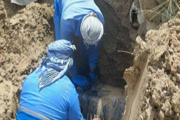 حادثه خط انتقال آب هیرمند مهار شد
