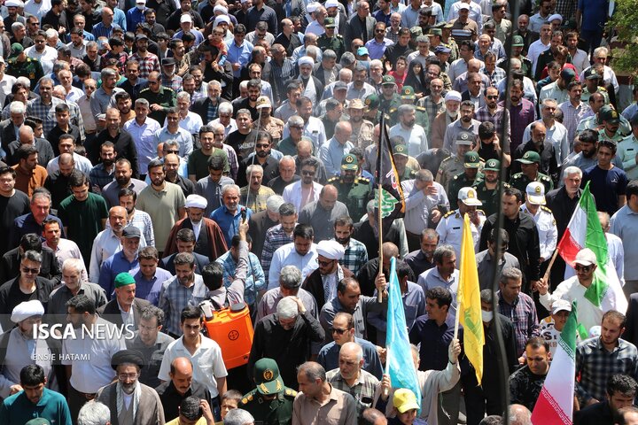 خشم و خروش مردم بجنورد علیه تهاجم رژیم صهیونیستی