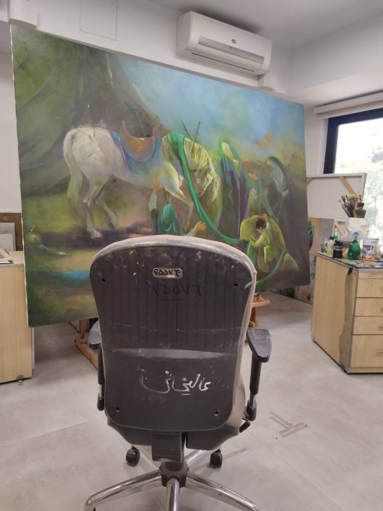 منصوره عالیخانی هنرمند هنرهای تجسمی حوزه هنری به شهادت رسید