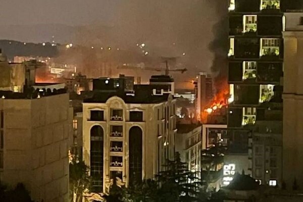 حمله اسرائیل به ستاد وزارت دفاع در تهران