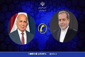 گفتگوی تلفنی وزرای امور خارجه ایران و عراق