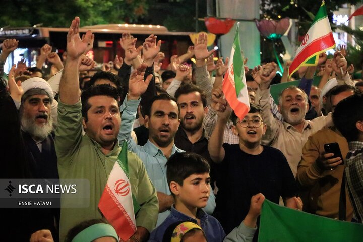 تجمع مردم بجنورد در اعتراض به یاوه‌گویی‌های ترامپ