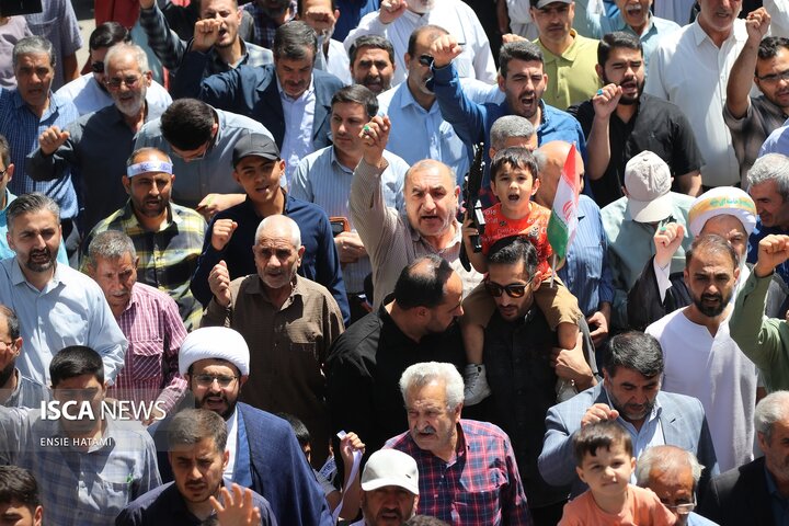 راهپیمایی عظیمِ جمعه «خشم و نصر» در بجنورد