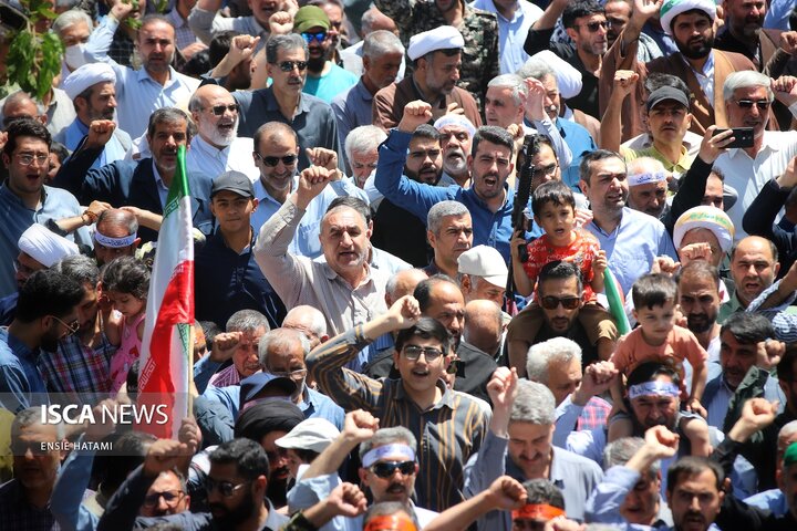 راهپیمایی عظیمِ جمعه «خشم و نصر» در بجنورد