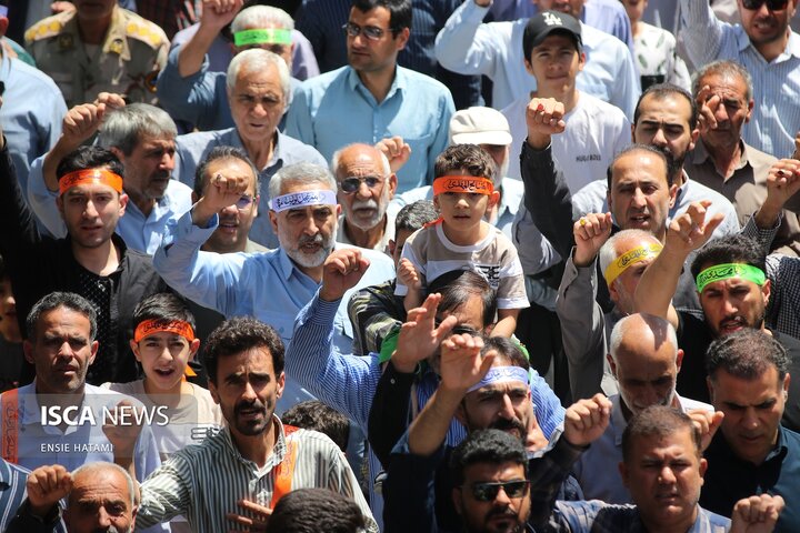راهپیمایی عظیمِ جمعه «خشم و نصر» در بجنورد