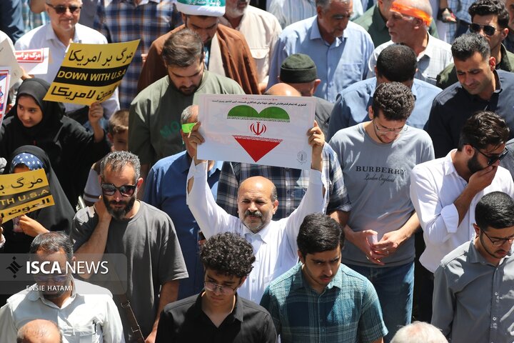 راهپیمایی عظیمِ جمعه «خشم و نصر» در بجنورد