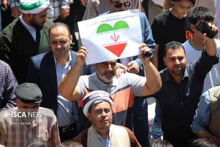 راهپیمایی عظیمِ جمعه «خشم و نصر» در بجنورد