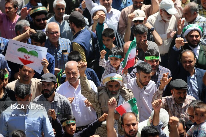 راهپیمایی عظیمِ جمعه «خشم و نصر» در بجنورد