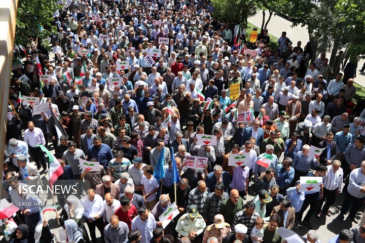 راهپیمایی عظیمِ جمعه «خشم و نصر» در بجنورد