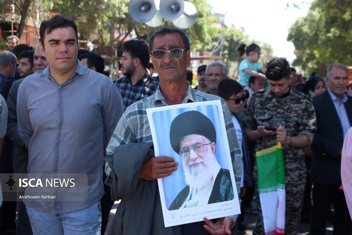 راهپیمایی جمعه خشم و نصر در اردبیل