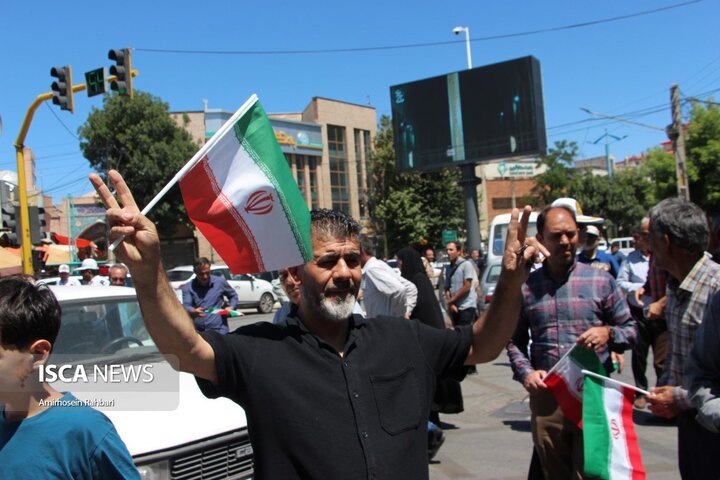 راهپیمایی جمعه خشم و نصر در اردبیل