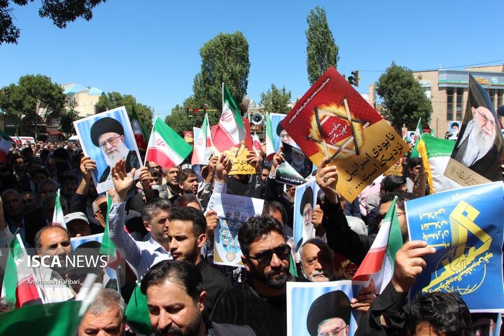 راهپیمایی جمعه خشم و نصر در اردبیل