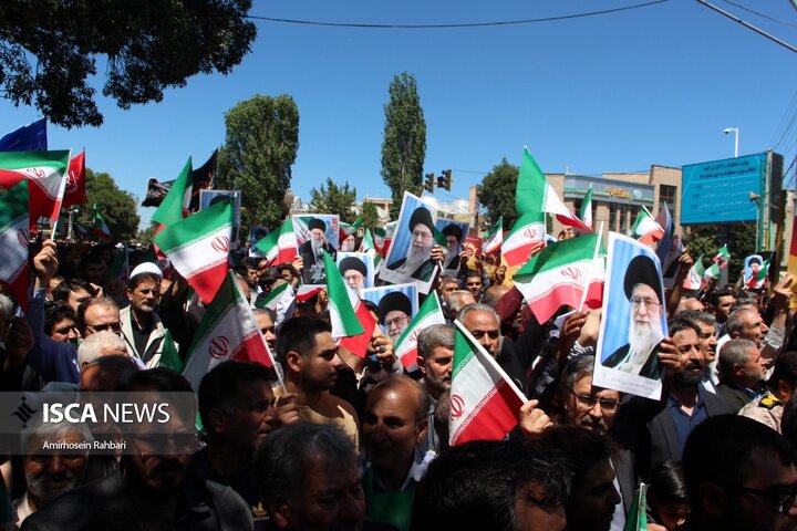 راهپیمایی جمعه خشم و نصر در اردبیل