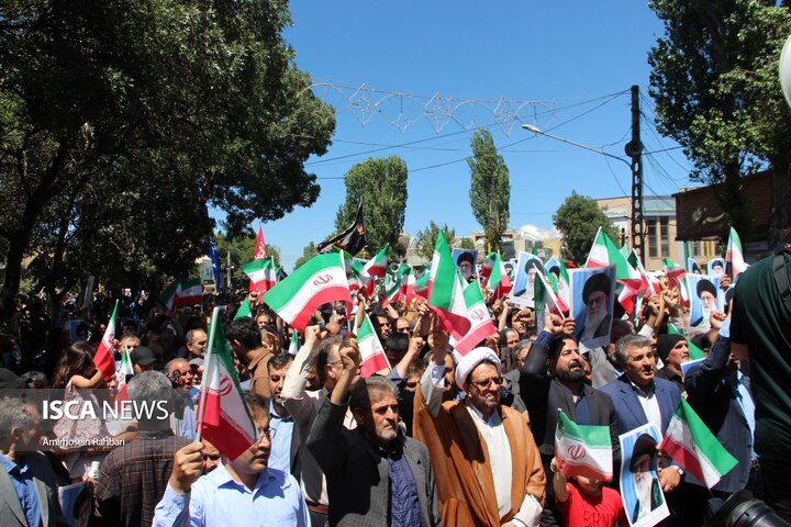 راهپیمایی جمعه خشم و نصر در اردبیل