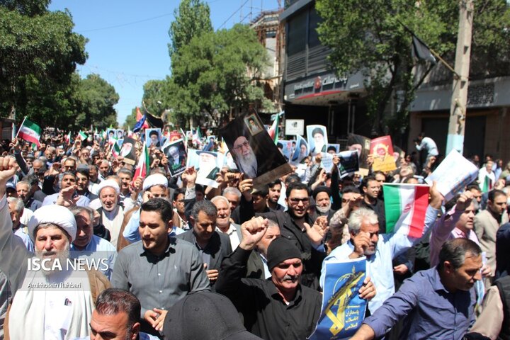 راهپیمایی جمعه خشم و نصر در اردبیل