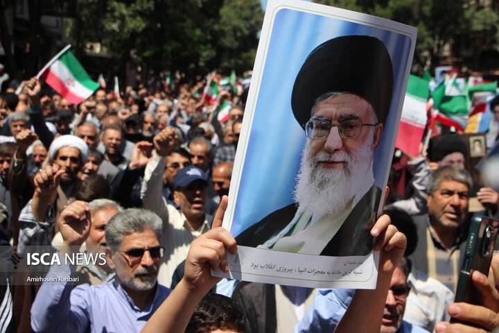 راهپیمایی جمعه خشم و نصر در اردبیل