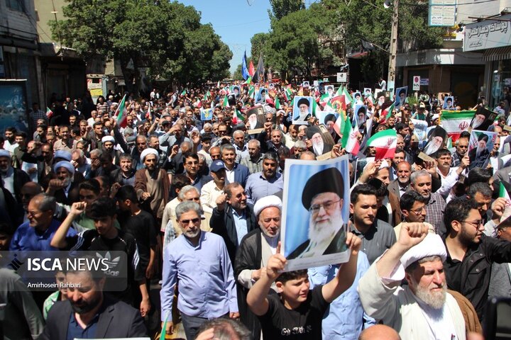 راهپیمایی جمعه خشم و نصر در اردبیل