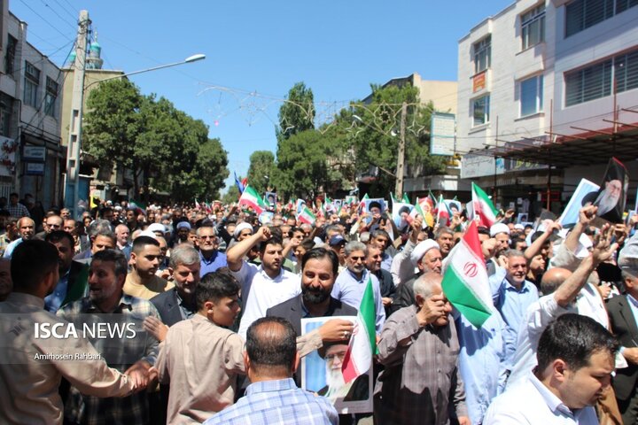 راهپیمایی جمعه خشم و نصر در اردبیل