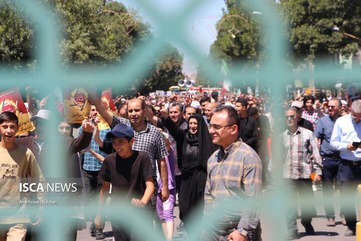 راهپیمایی جمعه خشم و نصر در اردبیل